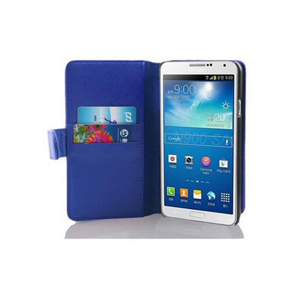 Cadorabo Handyhülle für Samsung Galaxy NOTE 3 Hülle Samsung Galaxy NOTE 3, Klappbare Handy Schutzhülle - Hülle - mit Standfunktion und Kartenfach Cadorabo Handyhülle für Samsung Galaxy NOTE 3 Hülle Samsung Galaxy NOTE 3, Klappbare Handy Schutzhülle - Hülle - mit Standfunktion und Kartenfach von Cadorabo