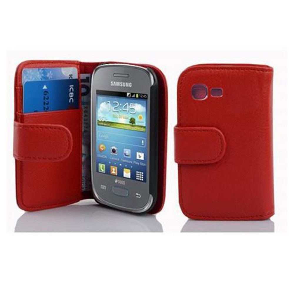 Cadorabo Handyhülle Samsung Galaxy POCKET NEO Samsung Galaxy POCKET NEO, Klappbare Handy Schutzhülle - Hülle - mit Standfunktion und Kartenfach von Cadorabo