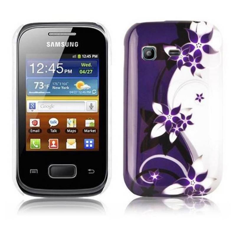 Cadorabo Handyhülle für Samsung Galaxy POCKET Hülle Samsung Galaxy POCKET, Handy Schutzhülle - Hülle - Robustes Hard Cover Back Case - Aufdruck von Cadorabo