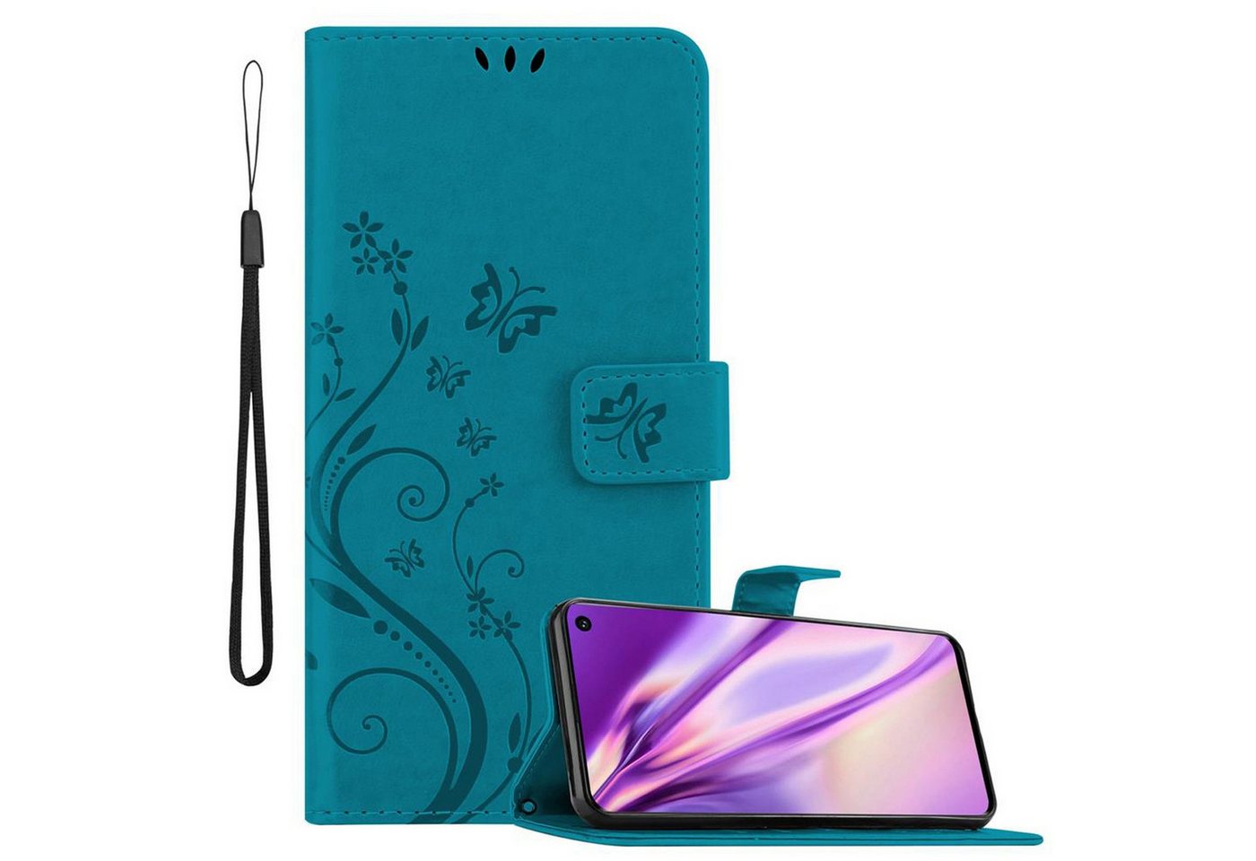 Cadorabo Handyhülle für Samsung Galaxy S10e Hülle Samsung Galaxy S10e, Hülle Schutzhülle Blumen Flower mit Standfunktion Kartenfach Magnet Cadorabo Handyhülle für Samsung Galaxy S10e Hülle Samsung Galaxy S10e, Hülle Schutzhülle Blumen Flower mit Standfunktion Kartenfach Magnet von Cadorabo