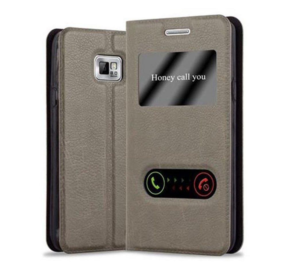 Cadorabo Handyhülle für Samsung Galaxy S2 / S2 PLUS Hülle Samsung Galaxy S2 / S2 PLUS, Klappbare Handy Schutzhülle - Hülle - mit Standfunktion und Kartenfach Cadorabo Handyhülle für Samsung Galaxy S2 / S2 PLUS Hülle Samsung Galaxy S2 / S2 PLUS, Klappbare Handy Schutzhülle - Hülle - mit Standfunktion und Kartenfach von Cadorabo