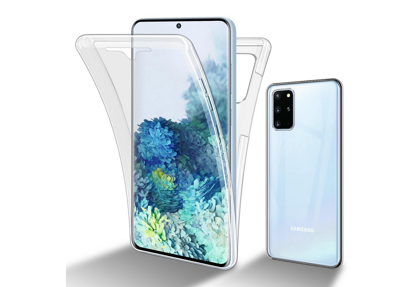 Cadorabo Handyhülle für Samsung Galaxy S20 PLUS Hülle Samsung Galaxy S20 PLUS, Flexible Case Handy Schutzhülle - Hülle - Back Cover 360° Grad Cadorabo Handyhülle für Samsung Galaxy S20 PLUS Hülle Samsung Galaxy S20 PLUS, Flexible Case Handy Schutzhülle - Hülle - Back Cover 360° Grad von Cadorabo