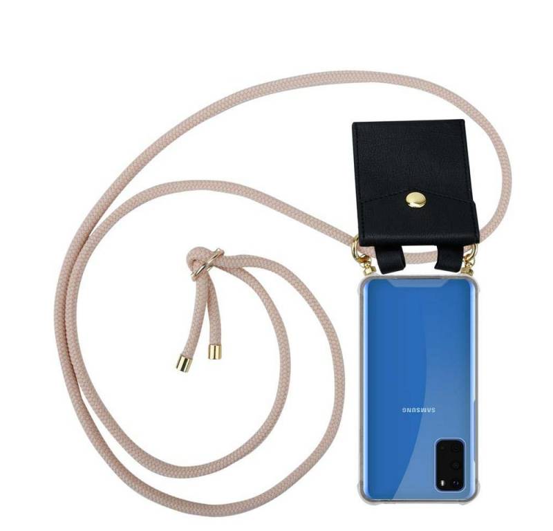 Cadorabo Handyhülle für Samsung Galaxy S20 Kette Samsung Galaxy S20, Flexible TPU Silikon Handy Schutzhülle - Hülle - mit Handykette von Cadorabo