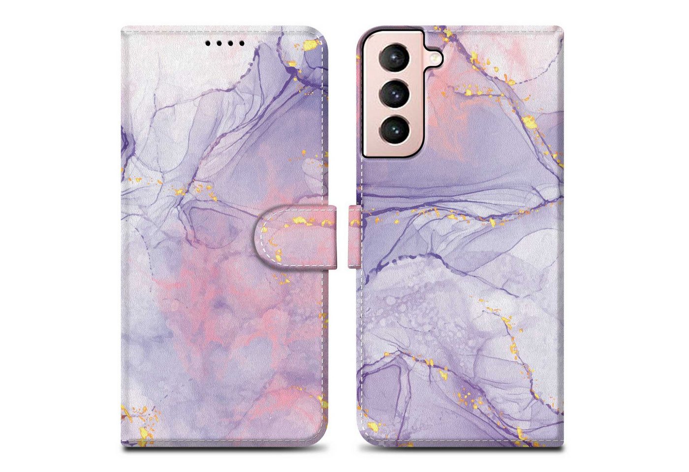 Cadorabo Handyhülle für Samsung Galaxy S22 PLUS Hülle Samsung Galaxy S22 PLUS, Handy Schutzhülle - Hülle, Standfunktion, Kartenfach, Magnetverschluss Cadorabo Handyhülle für Samsung Galaxy S22 PLUS Hülle Samsung Galaxy S22 PLUS, Handy Schutzhülle - Hülle, Standfunktion, Kartenfach, Magnetverschluss von Cadorabo