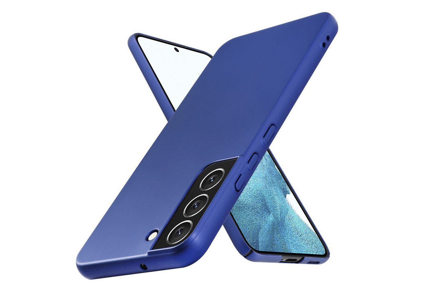 Cadorabo Handyhülle für Samsung Galaxy S22 Hülle Samsung Galaxy S22, Handy Schutzhülle - Hülle - Robustes Hard Cover Back Case Bumper Cadorabo Handyhülle für Samsung Galaxy S22 Hülle Samsung Galaxy S22, Handy Schutzhülle - Hülle - Robustes Hard Cover Back Case Bumper von Cadorabo