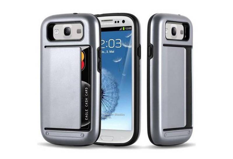 Cadorabo Handyhülle für Samsung Galaxy S3 / S3 NEO Hülle Samsung Galaxy S3 / S3 NEO, Hard Cover - Hybrid TPU Silikon Handy Schutzhülle Back Cover Bumper von Cadorabo