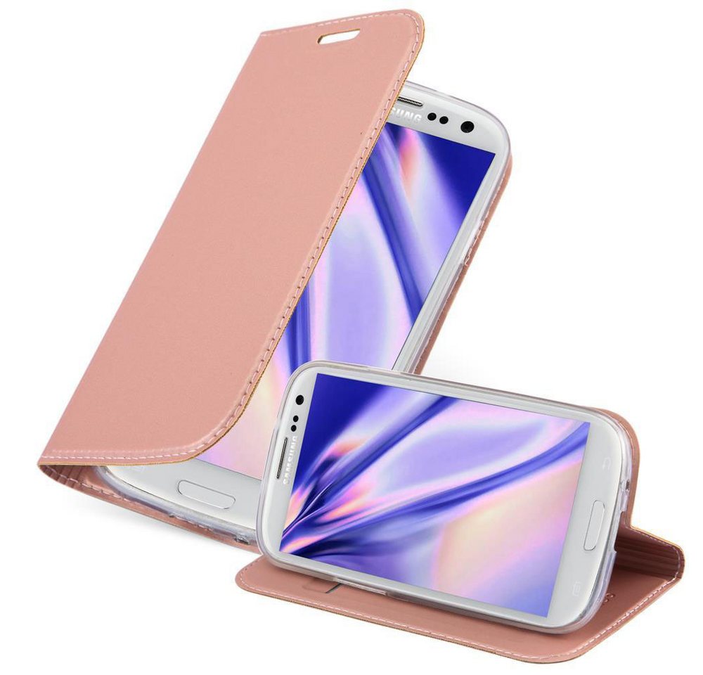 Cadorabo Handyhülle für Samsung Galaxy S3 / S3 NEO Hülle Samsung Galaxy S3 / S3 NEO, Schutzhülle Hülle mit Standfunktion, Magnetverschluss und Kartenfach Cadorabo Handyhülle für Samsung Galaxy S3 / S3 NEO Hülle Samsung Galaxy S3 / S3 NEO, Schutzhülle Hülle mit Standfunktion, Magnetverschluss und Kartenfach von Cadorabo