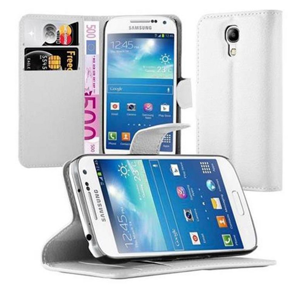 Cadorabo Handyhülle Samsung Galaxy S4 MINI Samsung Galaxy S4 MINI, Klappbare Handy Schutzhülle - Hülle - mit Standfunktion und Kartenfach von Cadorabo