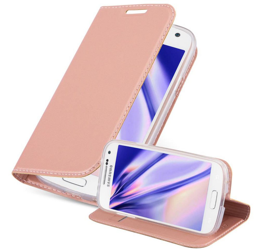 Cadorabo Handyhülle für Samsung Galaxy S4 MINI Hülle Samsung Galaxy S4 MINI, Schutzhülle Hülle mit Standfunktion, Magnetverschluss und Kartenfach Cadorabo Handyhülle für Samsung Galaxy S4 MINI Hülle Samsung Galaxy S4 MINI, Schutzhülle Hülle mit Standfunktion, Magnetverschluss und Kartenfach von Cadorabo