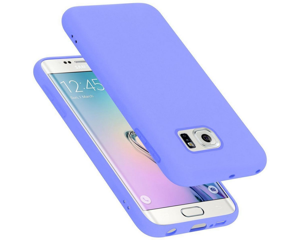 Cadorabo Handyhülle für Samsung Galaxy S6 EDGE Hülle Samsung Galaxy S6 EDGE, Flexible Hülle TPU Silikon Schutzhülle Back Cover Case von Cadorabo