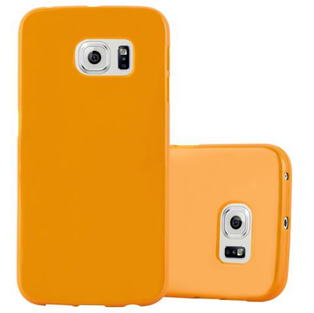 Cadorabo Handyhülle Samsung Galaxy S6 EDGE Samsung Galaxy S6 EDGE, Flexible TPU Silikon Handy Schutzhülle - Hülle - ultra slim von Cadorabo