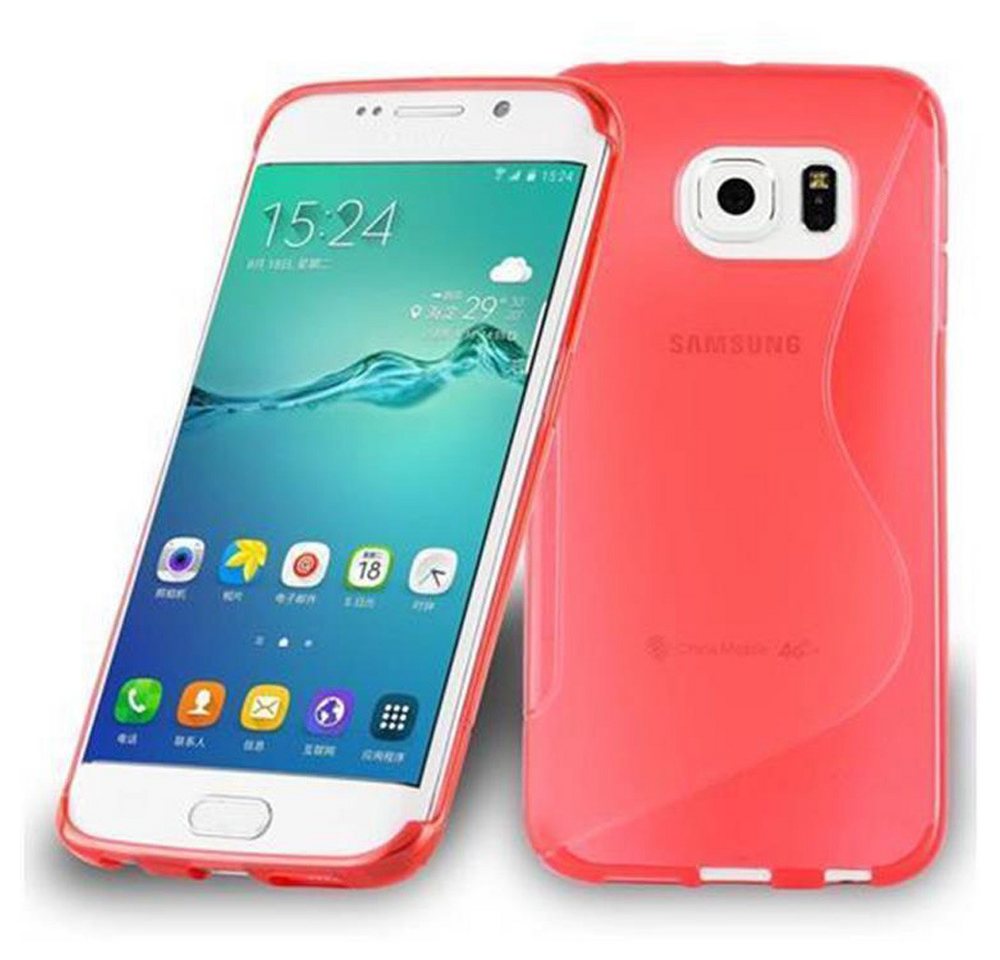 Cadorabo Handyhülle Samsung Galaxy S6 EDGE Samsung Galaxy S6 EDGE, Flexible TPU Silikon Handy Schutzhülle - Hülle - ultra slim von Cadorabo