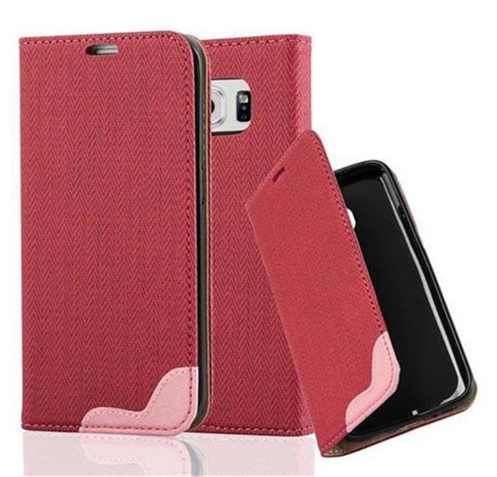 Cadorabo Handyhülle für Samsung Galaxy S6 EDGE Hülle Samsung Galaxy S6 EDGE, Klappbare Handy Schutzhülle - Hülle - mit Standfunktion und Kartenfach Cadorabo Handyhülle für Samsung Galaxy S6 EDGE Hülle Samsung Galaxy S6 EDGE, Klappbare Handy Schutzhülle - Hülle - mit Standfunktion und Kartenfach von Cadorabo