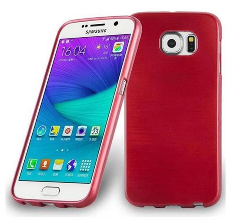 Cadorabo Handyhülle für Samsung Galaxy S6 Hülle Samsung Galaxy S6, Flexible TPU Silikon Handy Schutzhülle - Hülle - ultra slim von Cadorabo