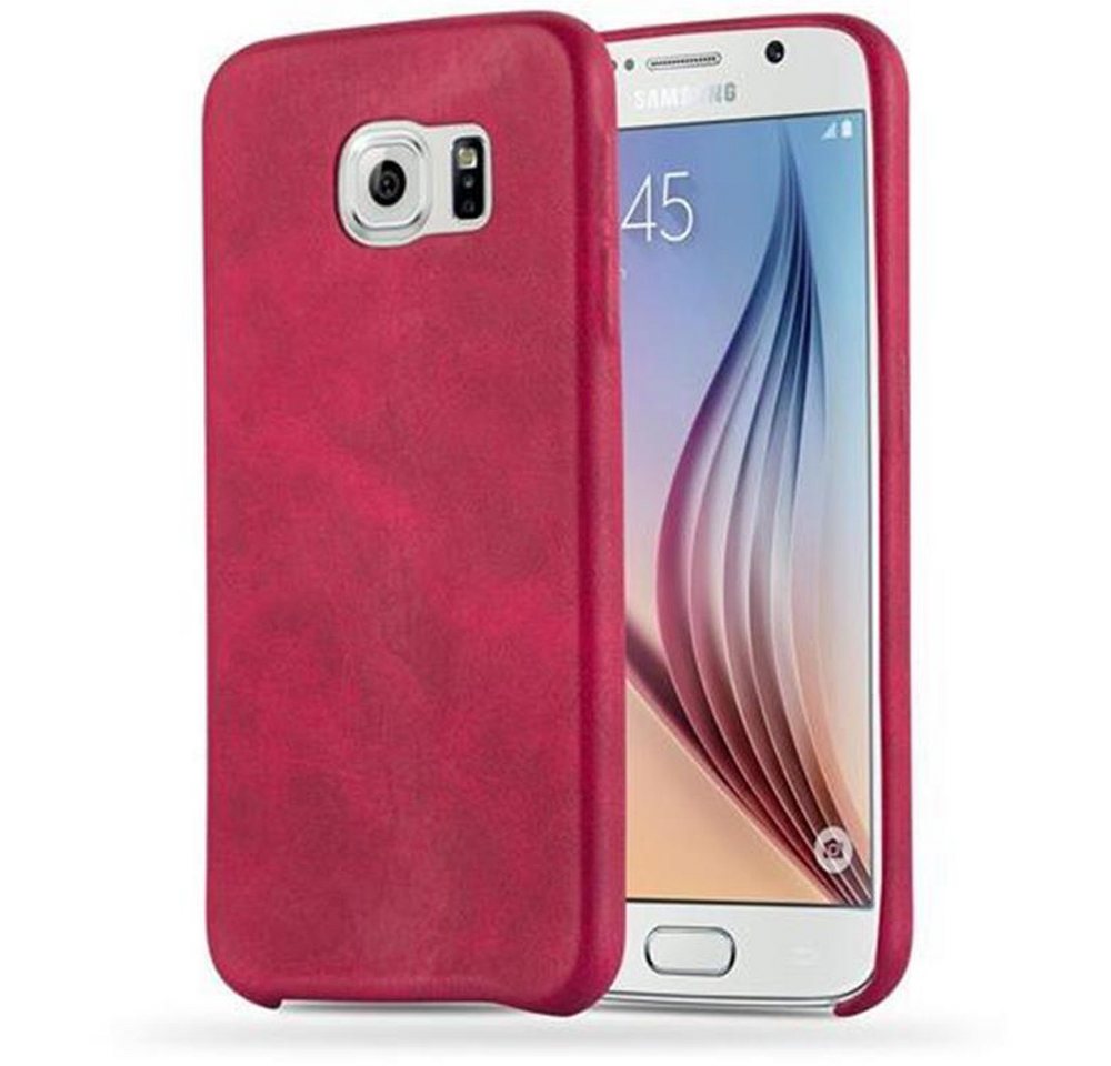 Cadorabo Handyhülle für Samsung Galaxy S6 Hülle Samsung Galaxy S6, Handy Schutzhülle - Hülle - Robustes Hard Cover Back Case Bumper Cadorabo Handyhülle für Samsung Galaxy S6 Hülle Samsung Galaxy S6, Handy Schutzhülle - Hülle - Robustes Hard Cover Back Case Bumper von Cadorabo