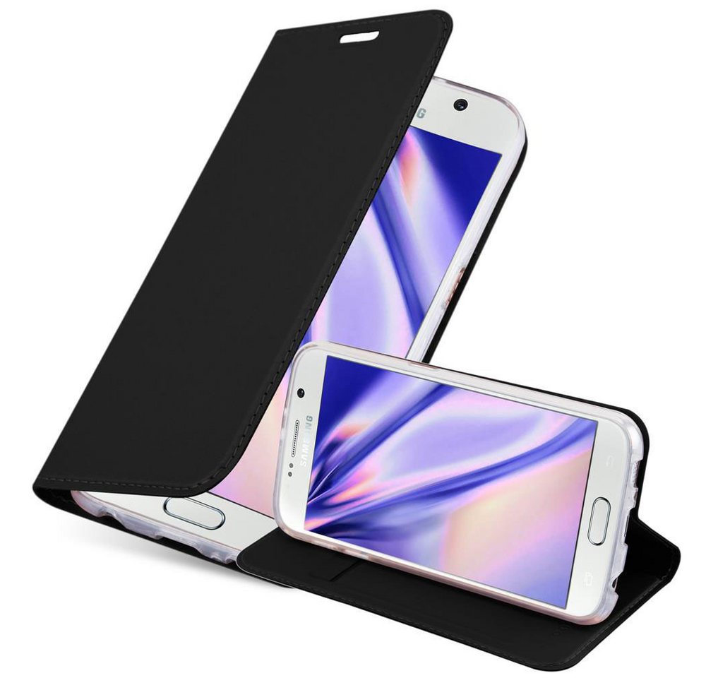Cadorabo Handyhülle für Samsung Galaxy S6 Hülle Samsung Galaxy S6, Schutzhülle Hülle mit Standfunktion, Magnetverschluss und Kartenfach Cadorabo Handyhülle für Samsung Galaxy S6 Hülle Samsung Galaxy S6, Schutzhülle Hülle mit Standfunktion, Magnetverschluss und Kartenfach von Cadorabo