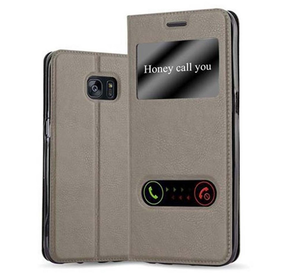Cadorabo Handyhülle für Samsung Galaxy S7 EDGE Hülle Samsung Galaxy S7 EDGE, Klappbare Handy Schutzhülle - Hülle - mit Standfunktion und Kartenfach Cadorabo Handyhülle für Samsung Galaxy S7 EDGE Hülle Samsung Galaxy S7 EDGE, Klappbare Handy Schutzhülle - Hülle - mit Standfunktion und Kartenfach von Cadorabo