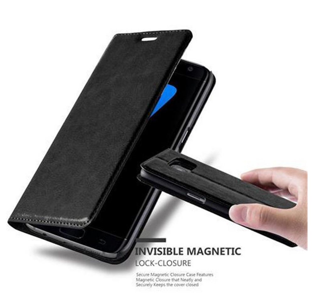 Cadorabo Handyhülle für Samsung Galaxy S7 EDGE Hülle Samsung Galaxy S7 EDGE, Hülle Schutzhülle mit Standfunktion, Magnetverschluss und Kartenfach Cadorabo Handyhülle für Samsung Galaxy S7 EDGE Hülle Samsung Galaxy S7 EDGE, Hülle Schutzhülle mit Standfunktion, Magnetverschluss und Kartenfach von Cadorabo