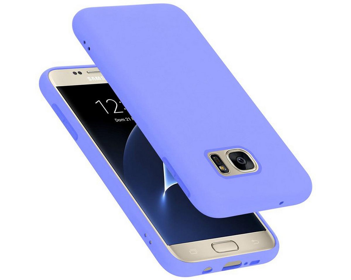 Cadorabo Handyhülle Samsung Galaxy S7 Samsung Galaxy S7, Flexible TPU Silikon Handy Schutzhülle - Hülle - Back Cover Bumper von Cadorabo