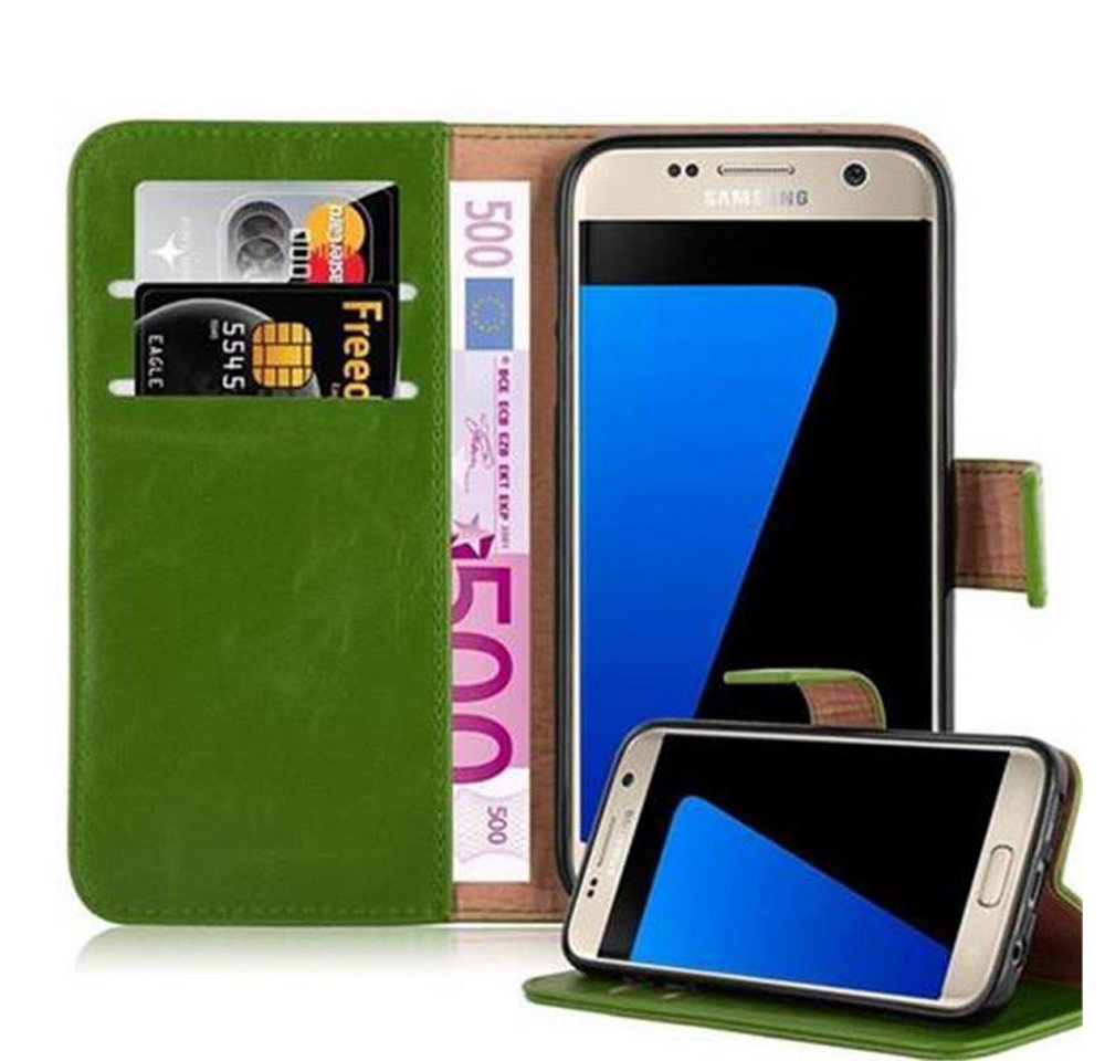Cadorabo Handyhülle für Samsung Galaxy S7 Hülle Samsung Galaxy S7, Klappbare Handy Schutzhülle - Hülle - mit Standfunktion und Kartenfach von Cadorabo