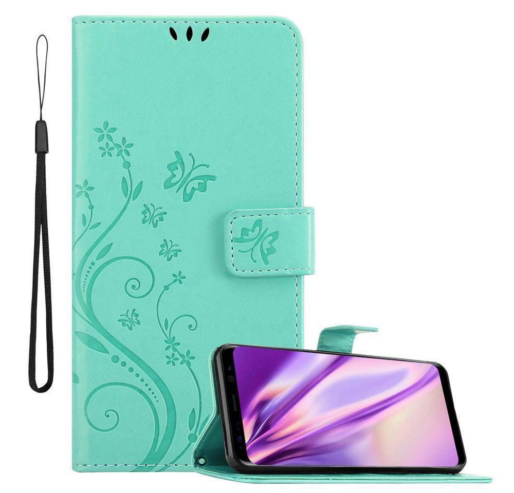 Cadorabo Handyhülle für Samsung Galaxy S8 PLUS Hülle Samsung Galaxy S8 PLUS, Hülle Schutzhülle Blumen Flower mit Standfunktion Kartenfach Magnet Cadorabo Handyhülle für Samsung Galaxy S8 PLUS Hülle Samsung Galaxy S8 PLUS, Hülle Schutzhülle Blumen Flower mit Standfunktion Kartenfach Magnet von Cadorabo
