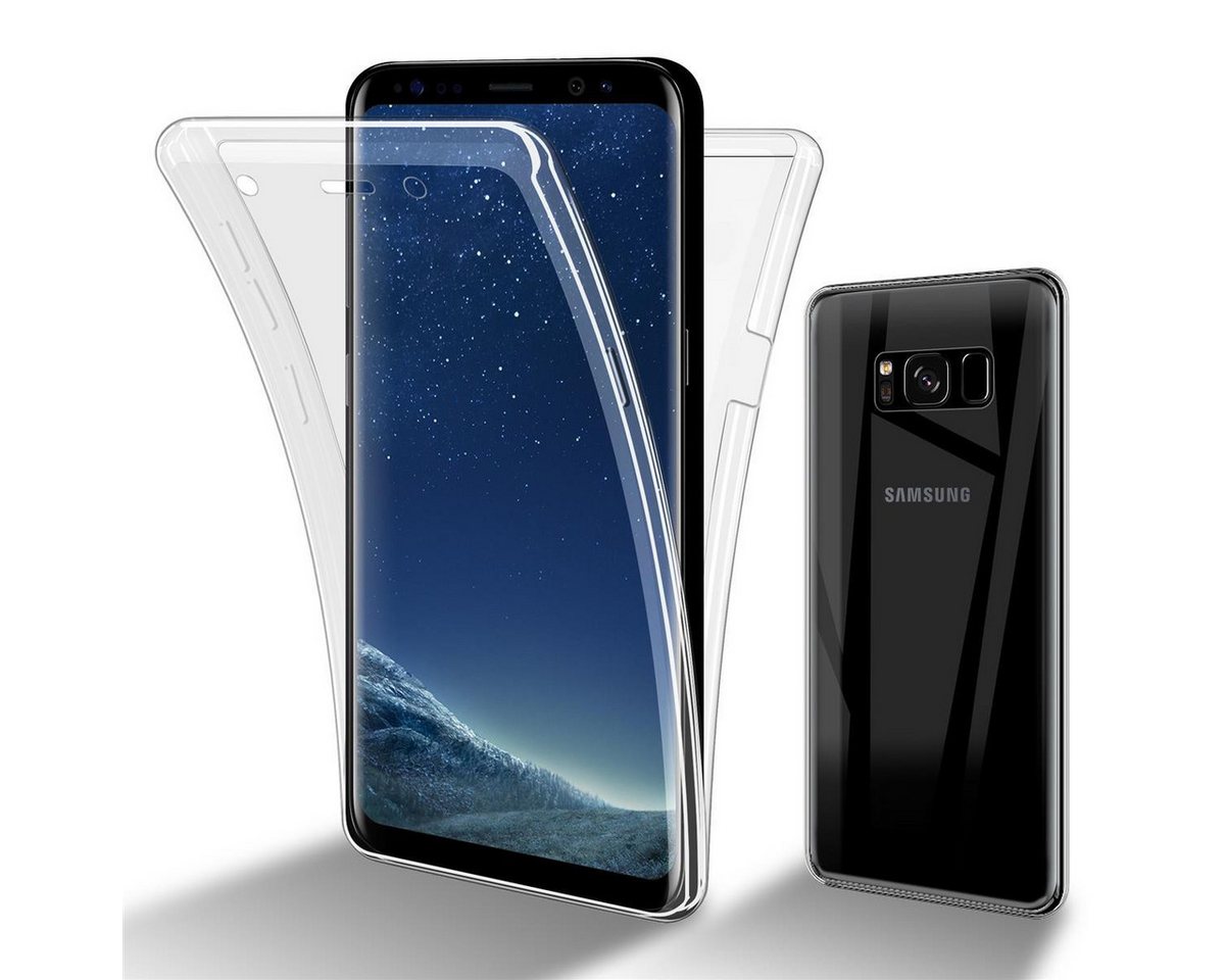 Cadorabo Handyhülle für Samsung Galaxy S8 Hülle Samsung Galaxy S8, Flexible Case Handy Schutzhülle - Hülle - Back Cover 360° Grad Cadorabo Handyhülle für Samsung Galaxy S8 Hülle Samsung Galaxy S8, Flexible Case Handy Schutzhülle - Hülle - Back Cover 360° Grad von Cadorabo