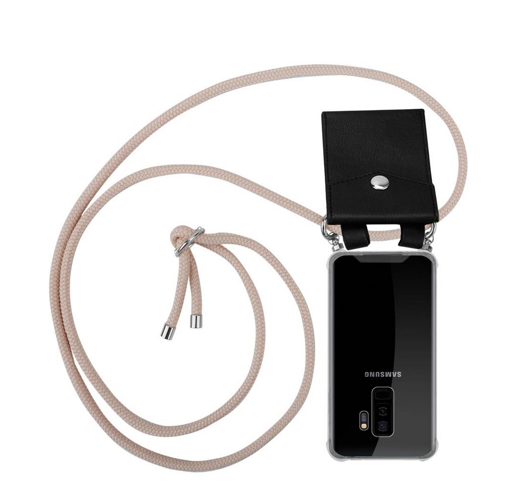 Cadorabo Handyhülle für Samsung Galaxy S9 PLUS Kette Samsung Galaxy S9 PLUS, Flexible TPU Silikon Handy Schutzhülle - Hülle - mit Handykette Cadorabo Handyhülle für Samsung Galaxy S9 PLUS Kette Samsung Galaxy S9 PLUS, Flexible TPU Silikon Handy Schutzhülle - Hülle - mit Handykette von Cadorabo