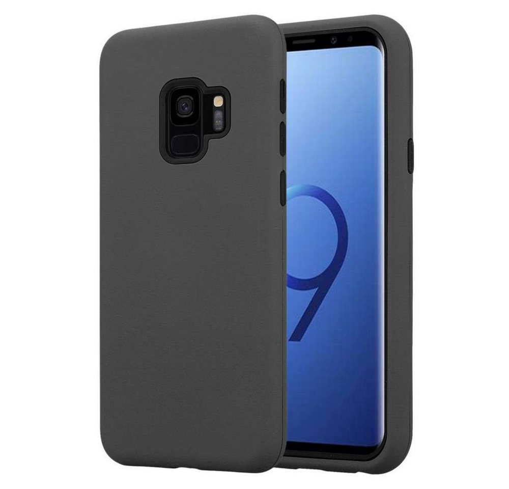 Cadorabo Handyhülle Samsung Galaxy S9 Samsung Galaxy S9, Handy Schutzhülle TPU Silikon Cover Bumper - Hard Cover Hybrid Case von Cadorabo