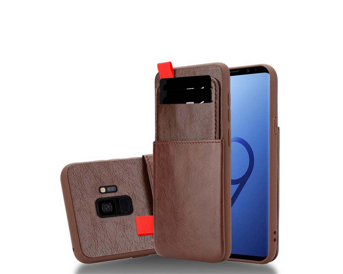 Cadorabo Handyhülle für Samsung Galaxy S9 Hülle Samsung Galaxy S9, Kunstleder Handy Schutzhülle - Hülle - ultra slim - mit Kartenfach Cadorabo Handyhülle für Samsung Galaxy S9 Hülle Samsung Galaxy S9, Kunstleder Handy Schutzhülle - Hülle - ultra slim - mit Kartenfach von Cadorabo