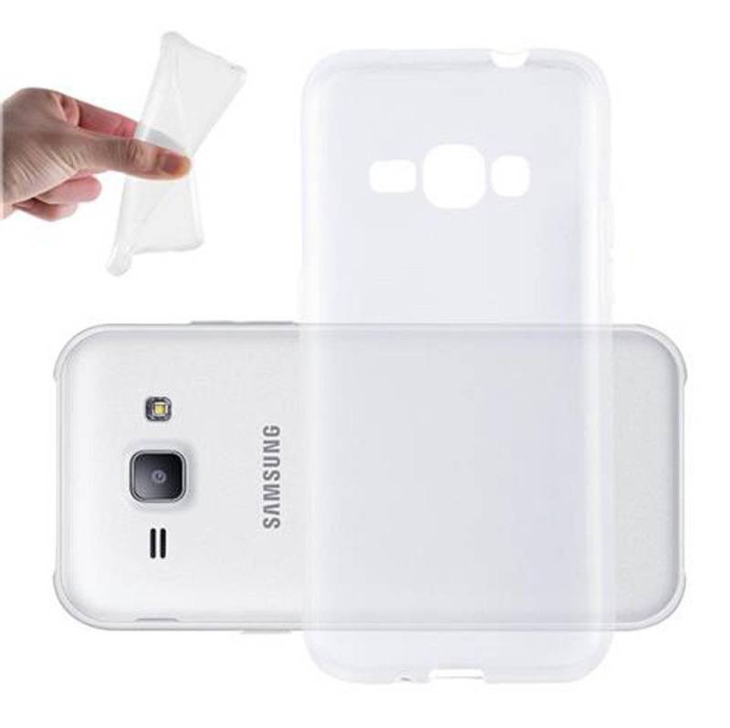 Cadorabo Handyhülle für Samsung Galaxy TREND 3 Hülle Samsung Galaxy TREND 3, Hülle TPU Silikon Handy Schutzhülle Slim Transparent Case Cover von Cadorabo