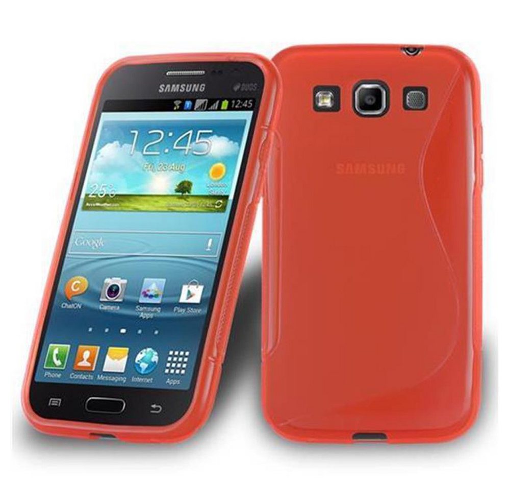 Cadorabo Handyhülle Samsung Galaxy WIN Samsung Galaxy WIN, Flexible TPU Silikon Handy Schutzhülle - Hülle - ultra slim von Cadorabo