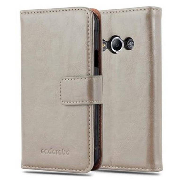 Cadorabo Handyhülle für Samsung Galaxy XCover 3 Hülle Samsung Galaxy XCover 3, Klappbare Handy Schutzhülle - Hülle - mit Standfunktion und Kartenfach von Cadorabo
