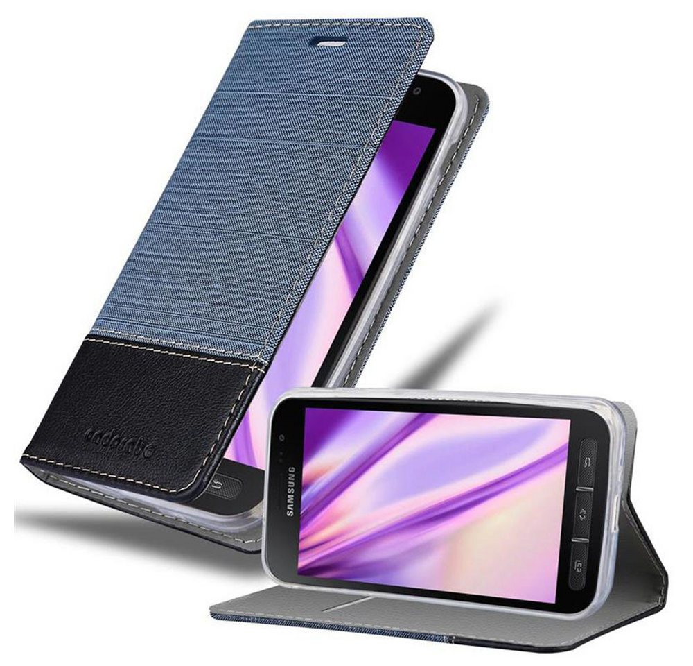 Cadorabo Handyhülle für Samsung Galaxy XCover 4 / XCover 4s Hülle Samsung Galaxy XCover 4 / XCover 4s, Klappbare Handy Schutzhülle - Hülle - mit Standfunktion und Kartenfach Cadorabo Handyhülle für Samsung Galaxy XCover 4 / XCover 4s Hülle Samsung Galaxy XCover 4 / XCover 4s, Klappbare Handy Schutzhülle - Hülle - mit Standfunktion und Kartenfach von Cadorabo