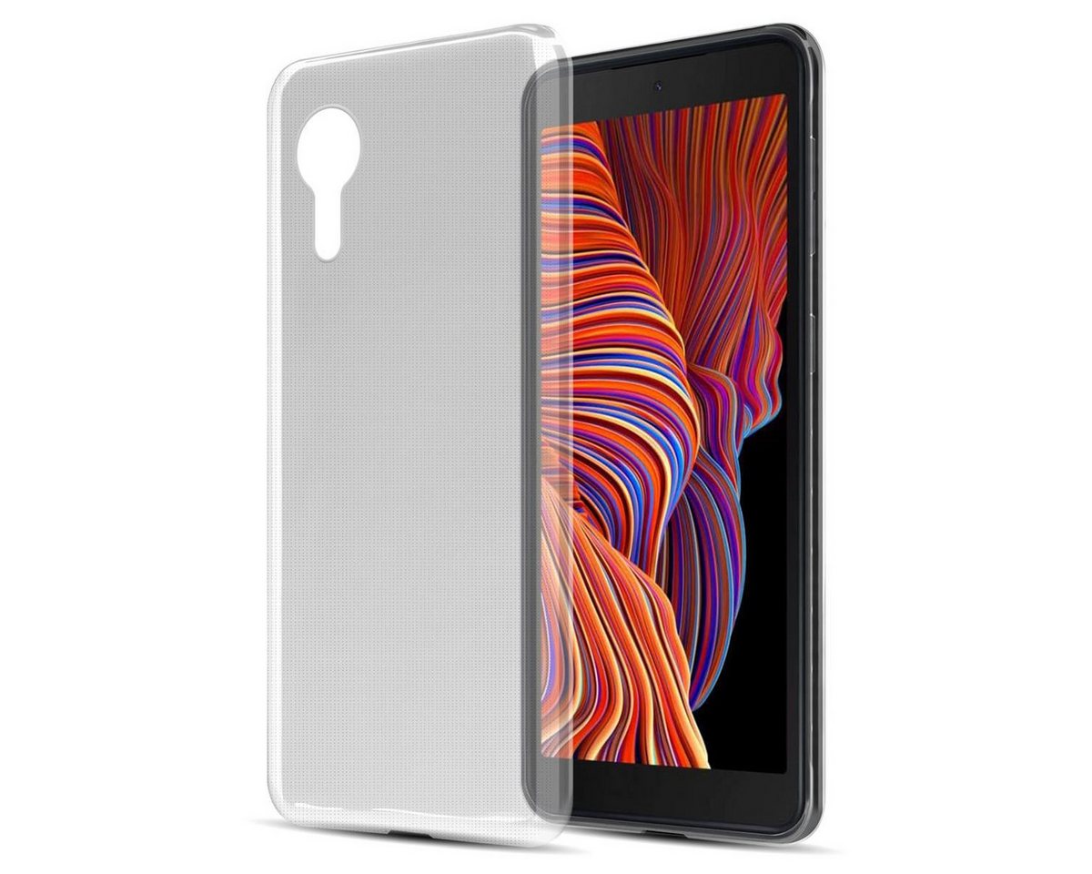 Cadorabo Handyhülle für Samsung Galaxy XCover 5 Hülle Samsung Galaxy XCover 5, Hülle TPU Silikon Handy Schutzhülle Slim Transparent Case Cover Cadorabo Handyhülle für Samsung Galaxy XCover 5 Hülle Samsung Galaxy XCover 5, Hülle TPU Silikon Handy Schutzhülle Slim Transparent Case Cover von Cadorabo