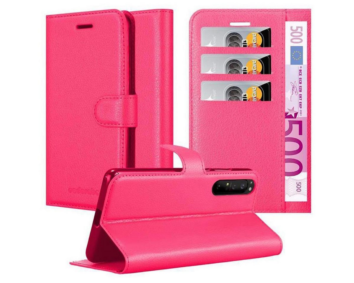 Cadorabo Handyhülle für Sony Xperia 1 II Hülle Sony Xperia 1 II, Hülle Schutzhülle mit Standfunktion, Kartenfach und Magnetverschluss Cadorabo Handyhülle für Sony Xperia 1 II Hülle Sony Xperia 1 II, Hülle Schutzhülle mit Standfunktion, Kartenfach und Magnetverschluss von Cadorabo