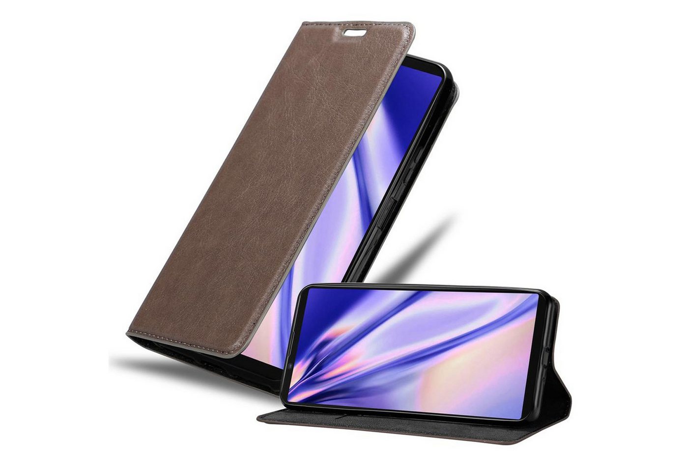 Cadorabo Handyhülle für Sony Xperia 1 II Hülle Sony Xperia 1 II, Hülle Schutzhülle mit Standfunktion, Magnetverschluss und Kartenfach Cadorabo Handyhülle für Sony Xperia 1 II Hülle Sony Xperia 1 II, Hülle Schutzhülle mit Standfunktion, Magnetverschluss und Kartenfach von Cadorabo