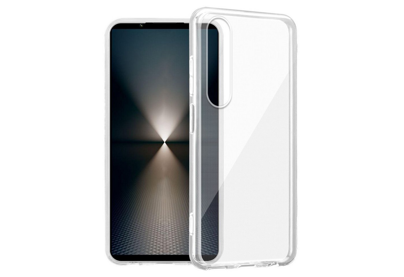 Cadorabo Handyhülle für Sony Xperia 1 VI Hülle Sony Xperia 1 VI, Hülle TPU Silikon Handy Schutzhülle Slim Transparent Case Cover Cadorabo Handyhülle für Sony Xperia 1 VI Hülle Sony Xperia 1 VI, Hülle TPU Silikon Handy Schutzhülle Slim Transparent Case Cover von Cadorabo