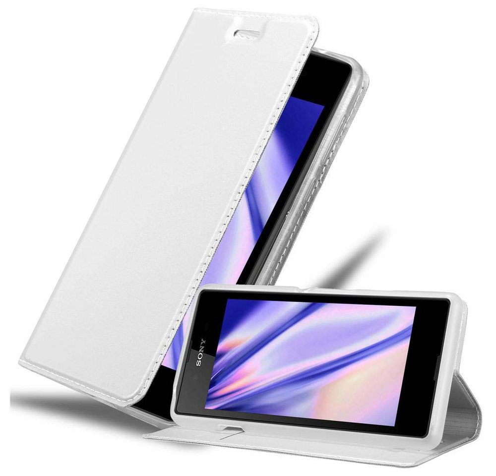 Cadorabo Handyhülle für Sony Xperia E3 Hülle Sony Xperia E3, Schutzhülle Hülle mit Standfunktion, Magnetverschluss und Kartenfach Cadorabo Handyhülle für Sony Xperia E3 Hülle Sony Xperia E3, Schutzhülle Hülle mit Standfunktion, Magnetverschluss und Kartenfach von Cadorabo