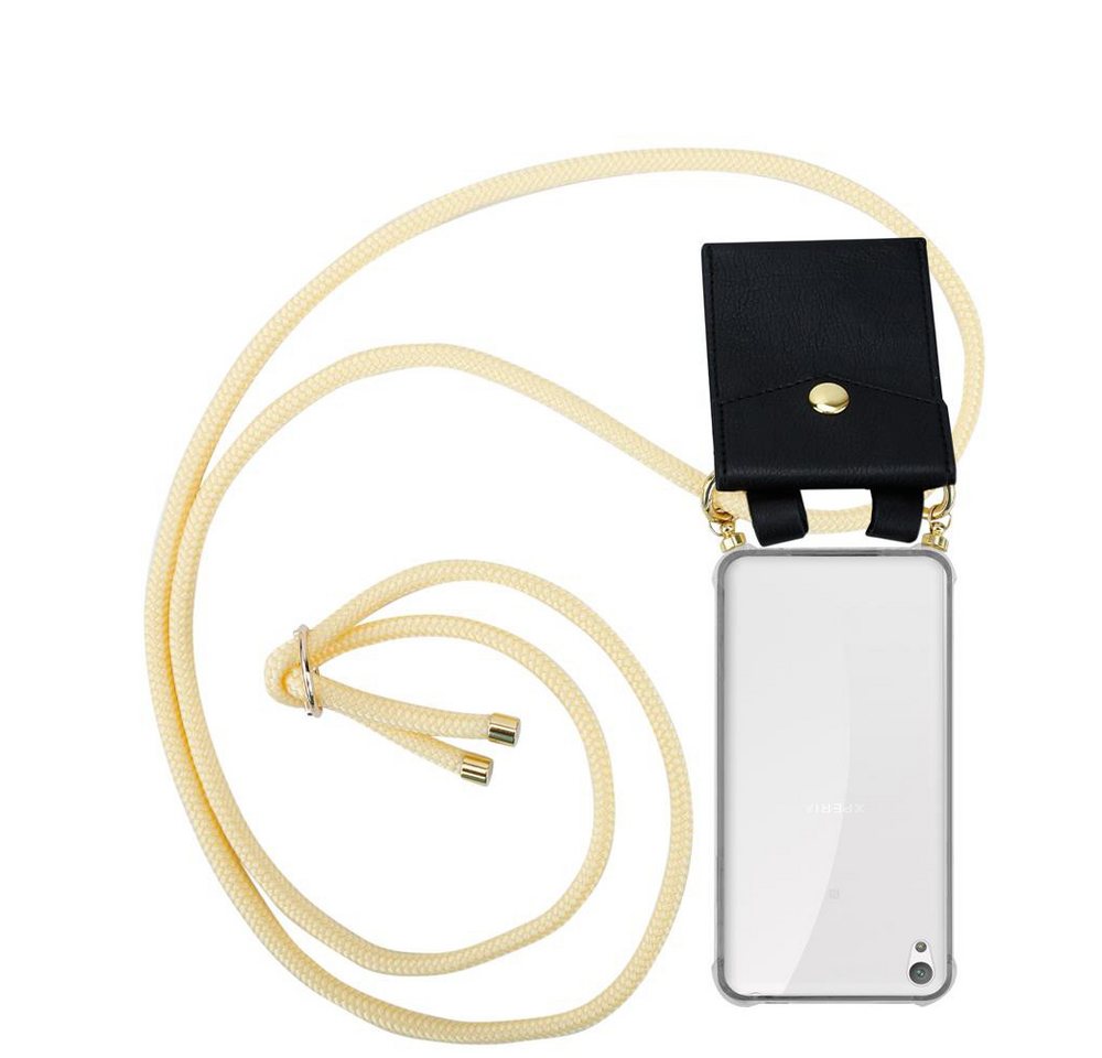 Cadorabo Handyhülle für Sony Xperia E5 Kette Sony Xperia E5, Flexible TPU Silikon Handy Schutzhülle - Hülle - mit Handykette Cadorabo Handyhülle für Sony Xperia E5 Kette Sony Xperia E5, Flexible TPU Silikon Handy Schutzhülle - Hülle - mit Handykette von Cadorabo