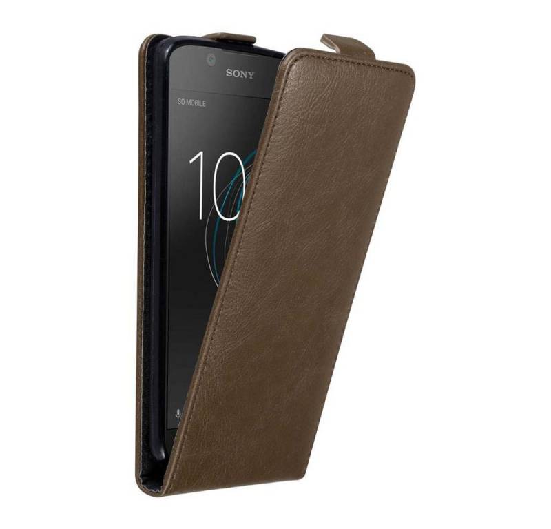 Cadorabo Handyhülle für Sony Xperia L1 Hülle Sony Xperia L1, Handy Schutzhülle, Klappbare Hülle, Kunstleder mit Magnetverschluss von Cadorabo
