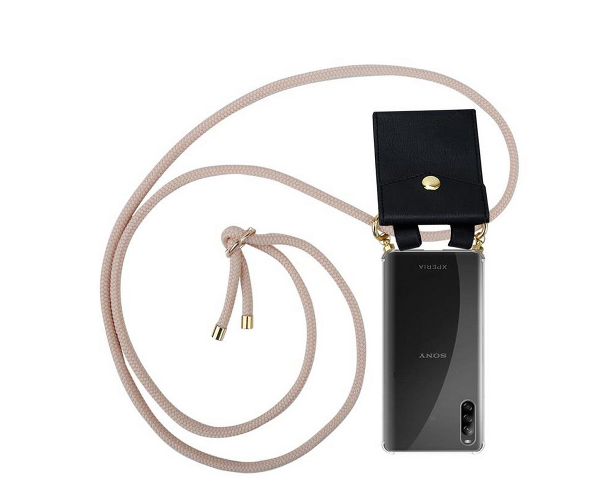 Cadorabo Handyhülle für Sony Xperia L4 Kette Sony Xperia L4, Flexible TPU Silikon Handy Schutzhülle - Hülle - mit Handykette Cadorabo Handyhülle für Sony Xperia L4 Kette Sony Xperia L4, Flexible TPU Silikon Handy Schutzhülle - Hülle - mit Handykette von Cadorabo