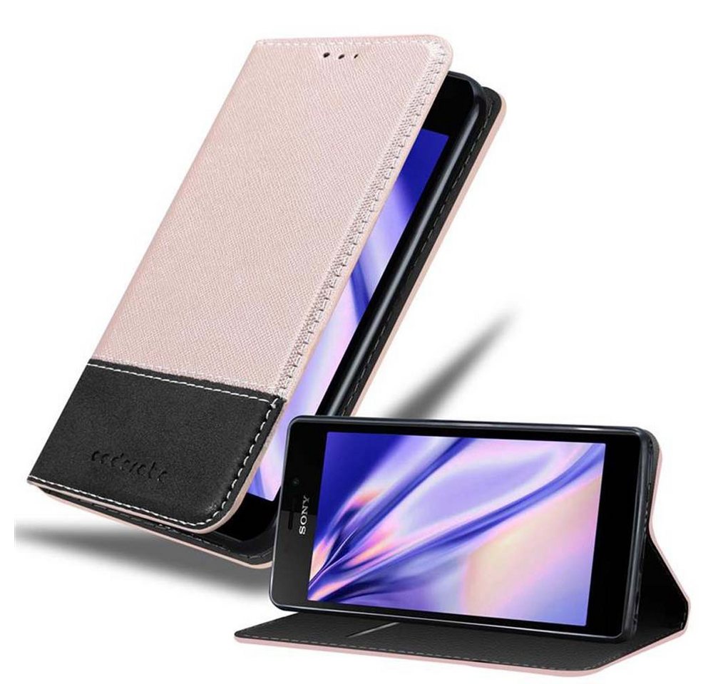 Cadorabo Handyhülle für Sony Xperia M2 / M2 AQUA Hülle Sony Xperia M2 / M2 AQUA, Klappbare Handy Schutzhülle - Hülle - mit Standfunktion und Kartenfach Cadorabo Handyhülle für Sony Xperia M2 / M2 AQUA Hülle Sony Xperia M2 / M2 AQUA, Klappbare Handy Schutzhülle - Hülle - mit Standfunktion und Kartenfach von Cadorabo