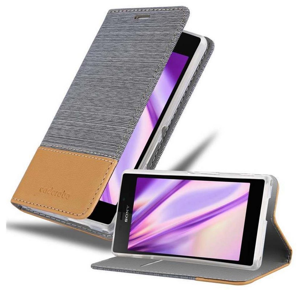 Cadorabo Handyhülle für Sony Xperia M2 / M2 AQUA Hülle Sony Xperia M2 / M2 AQUA, Klappbare Handy Schutzhülle - Hülle - mit Standfunktion und Kartenfach Cadorabo Handyhülle für Sony Xperia M2 / M2 AQUA Hülle Sony Xperia M2 / M2 AQUA, Klappbare Handy Schutzhülle - Hülle - mit Standfunktion und Kartenfach von Cadorabo