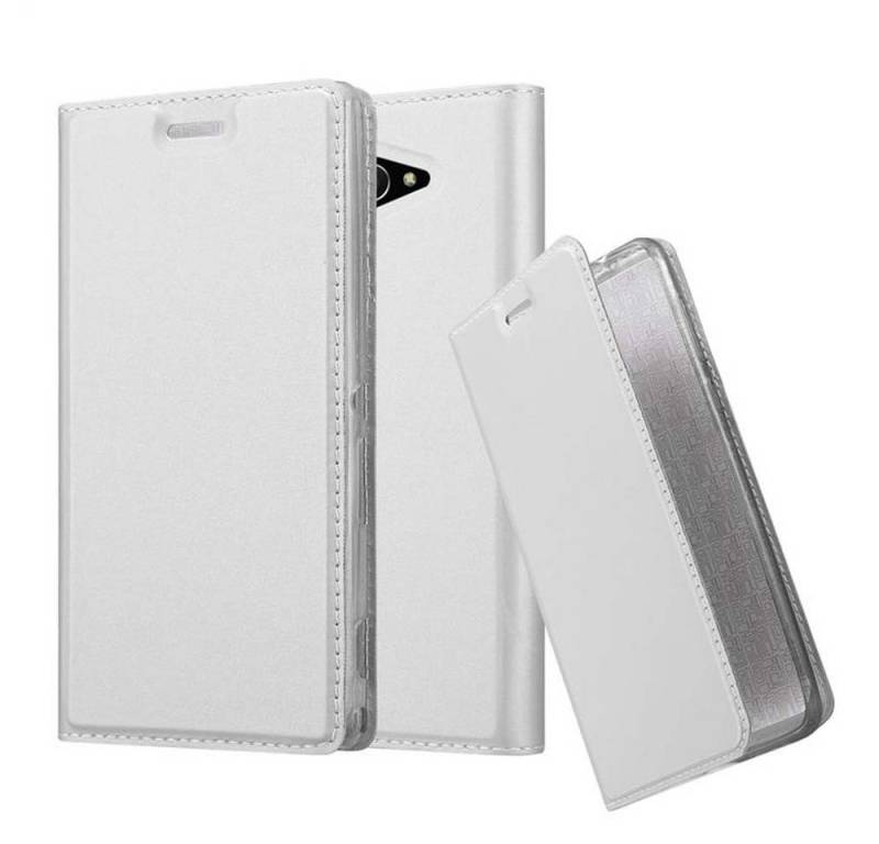 Cadorabo Handyhülle für Sony Xperia M2 / M2 AQUA Hülle Sony Xperia M2 / M2 AQUA, Schutzhülle Hülle mit Standfunktion, Magnetverschluss und Kartenfach von Cadorabo