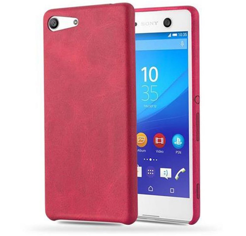 Cadorabo Handyhülle Sony Xperia M5 Sony Xperia M5, Handy Schutzhülle - Hülle - Robustes Hard Cover Back Case Bumper von Cadorabo