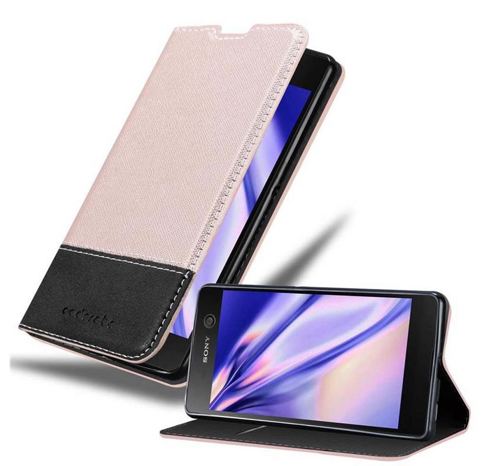 Cadorabo Handyhülle für Sony Xperia M5 Hülle Sony Xperia M5, Klappbare Handy Schutzhülle - Hülle - mit Standfunktion und Kartenfach Cadorabo Handyhülle für Sony Xperia M5 Hülle Sony Xperia M5, Klappbare Handy Schutzhülle - Hülle - mit Standfunktion und Kartenfach von Cadorabo