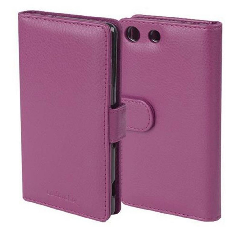 Cadorabo Handyhülle für Sony Xperia M5 Hülle Sony Xperia M5, Klappbare Handy Schutzhülle - Hülle - mit Standfunktion und Kartenfach Cadorabo Handyhülle für Sony Xperia M5 Hülle Sony Xperia M5, Klappbare Handy Schutzhülle - Hülle - mit Standfunktion und Kartenfach von Cadorabo