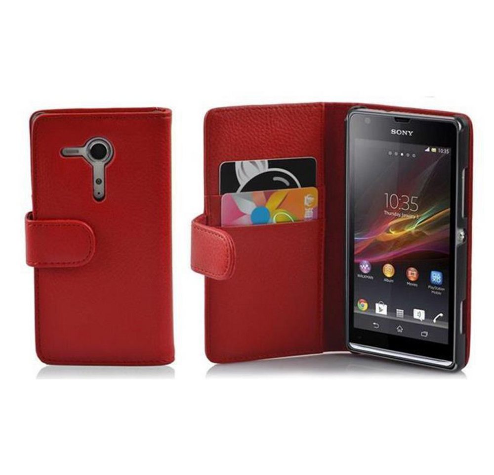 Cadorabo Handyhülle für Sony Xperia SP Hülle Sony Xperia SP, Klappbare Handy Schutzhülle - Hülle - mit Standfunktion und Kartenfach Cadorabo Handyhülle für Sony Xperia SP Hülle Sony Xperia SP, Klappbare Handy Schutzhülle - Hülle - mit Standfunktion und Kartenfach von Cadorabo