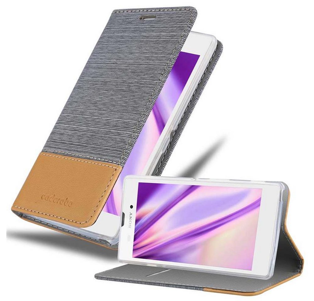 Cadorabo Handyhülle für Sony Xperia T3 Hülle Sony Xperia T3, Klappbare Handy Schutzhülle - Hülle - mit Standfunktion und Kartenfach Cadorabo Handyhülle für Sony Xperia T3 Hülle Sony Xperia T3, Klappbare Handy Schutzhülle - Hülle - mit Standfunktion und Kartenfach von Cadorabo