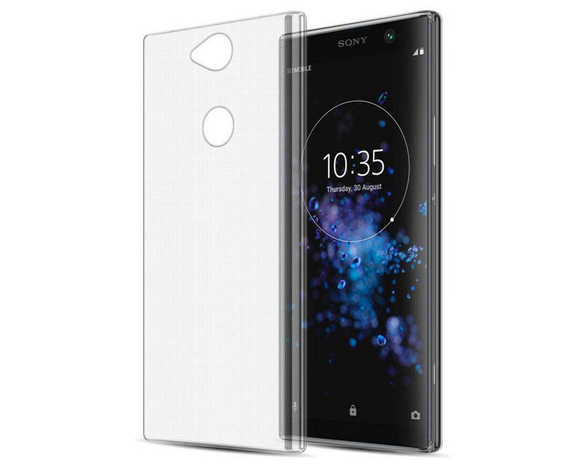 Cadorabo Handyhülle für Sony Xperia XA2 PLUS Hülle Sony Xperia XA2 PLUS, Hülle TPU Silikon Handy Schutzhülle Slim Transparent Case Cover Cadorabo Handyhülle für Sony Xperia XA2 PLUS Hülle Sony Xperia XA2 PLUS, Hülle TPU Silikon Handy Schutzhülle Slim Transparent Case Cover von Cadorabo